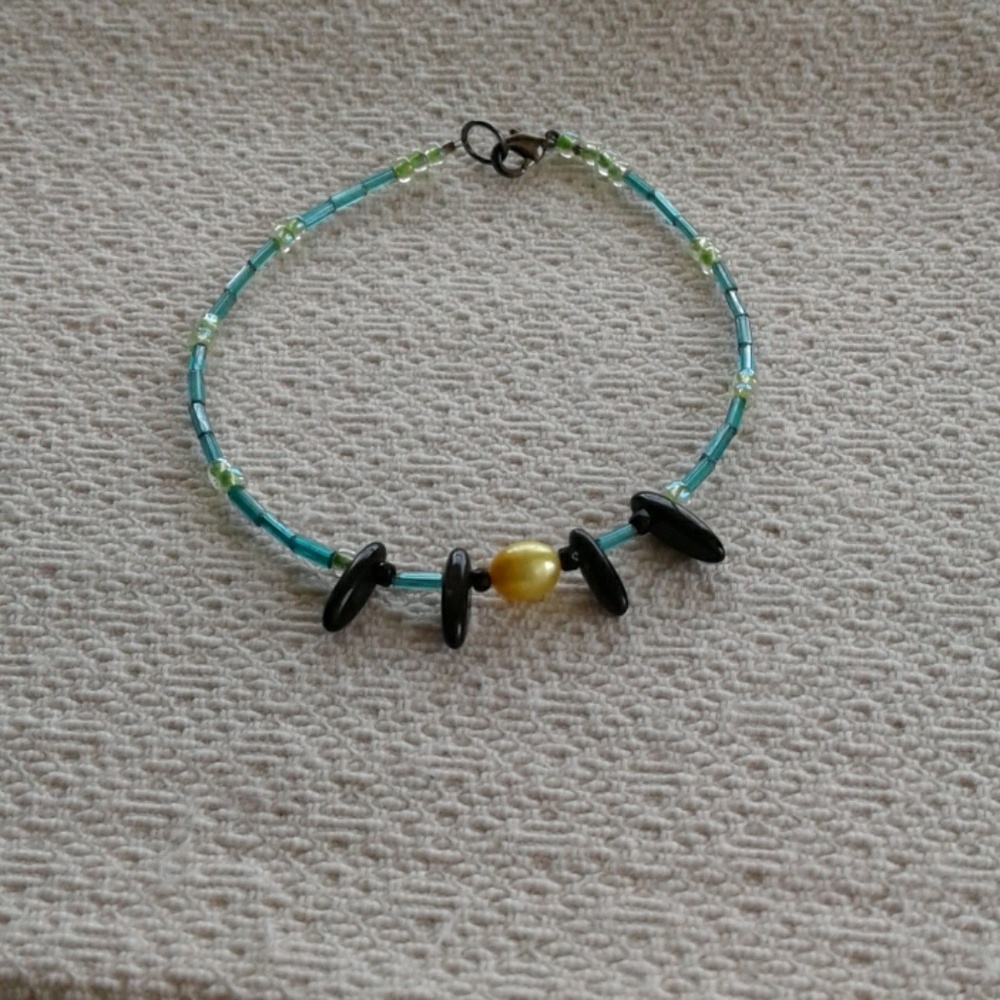 Summer Pearl Ankle Bracelet Jamaican Vacation